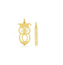 Pingente Pedagógia Duiplo Ouro 18 k Peso 0.60 Grama 15 mm