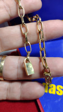 Pulseira Oca Ouro 18 kilates 7.50 Gramas 5 mm