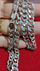 Cordão Prata 950 Maciço 40 Gramas 60 Cm 8 mm