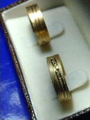 Par Alianças Casal Ouro 18kilates 12 Gramas Foscas Pedras Zircônias