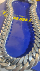 Cordão Prata 490 Gramas Grosso 22 mm 60 Cm