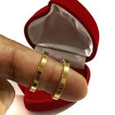Alianças Casal Casamento Ouro 18 Kilates Casal Par Resistente Reta com Kina