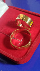 Alianças Ouro 18 kilates 7,20 Gramas 7 mm Maciço Vom Risco