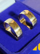 Par Alianças Ouro 18 Kilates Noivado Casamento 7 Gramas 5 mm