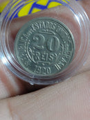 Moeda 20 Réis 1920 República Brasileira