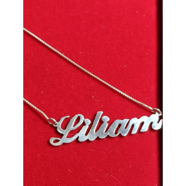 Cordão com nome prata 950 todos os nomes tamanho