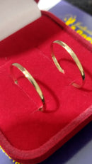 Alianças Ouro 18 Kilates Peso 3 Gramas 2,5 mm