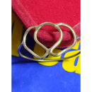 Anel ouro 18 k corações peso 0,70 grama topo 10 mm fio 1 mm