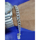 Pulseira prata 950 de lei maçico 40 gramas 7 mm