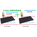 Teste de ouro 18k/750 30ml + 2 Pedras para testa Grande de 7,5 x 15,00  cm aproximadamente