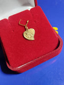 Pingente Deus Te Guie Ouro 18 Kilates Peso 0.30 Grama 11 mm