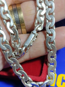 Cordão Prata 950 Elos Duplo 150 Gramas  6 mm