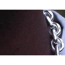 Cordão de prata 950 Elos cadeado 130 gramas 70 cm 8mm de largura  Fecho gaveta com 2 travas laterais Resistente