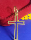 Pingente Ouro 18 Kilates Peso 1.02 Gramas 30 mm Maciça