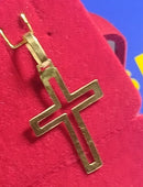 Pingente Ouro 18 Kilates Peso 0.85 Gramas 30 mm Maciça