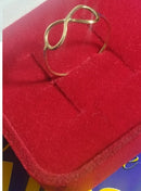 Anel Ouro 18 Kilates Infinito Peso 0.80 Grama