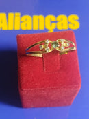 Anel Formatura Colação de Grau Ouro 18 Kilates Peso 1.20 Gramas Cabeça 3 mm Todos os Cursos