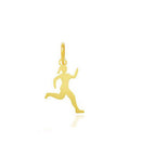 Pingente Corrida Atleta Ouro 18 Kilates 1.50 Gramas 15 mm Maciço