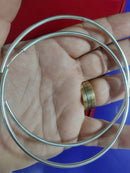 Argola Brinco Prata 90 mm Peso 12.60 Gramas Tubo 2.70 mm