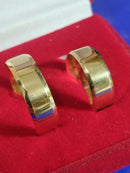 Par Alianças Noivado e Casamento Ouro 18 Kilates 10 Gr 7 mm