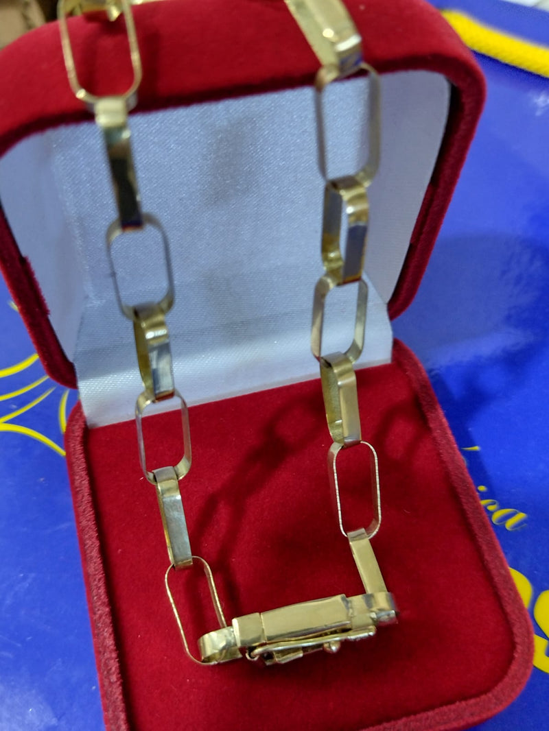 Pulseira Ouro 18 kilates Maciço 8 Gramas Maciça
