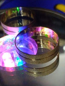 Alianças Par Casal Ouro 18 Kilates 8 Gramas 6 mm Fosca com Risco