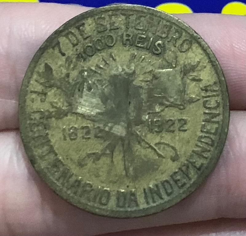 Moeda 1000 Réis 1822/1922