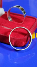 Par Alianças Prata 950 Namoro ,Compromisso Noivado, Casamento 7 mm