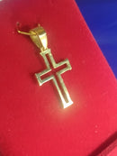 Pingente 24 mm Cruz Ouro 18 Kilates 1.50 Gramas Maciça