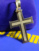 Pingente Cruz 4.00 Gramas Dupla face 35 mm Maciço