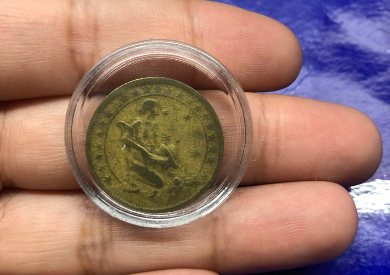 Moeda 500 Reis 1924 na Cápsula Nova para Coleção