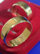 Par Alianças Noivado e Casamento Ouro 18 Kilates 10 Gr 7 mm