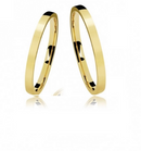 Alianças Ouro 18 kilates Anatômica 3 Gramas 2.5 mm Anatômica