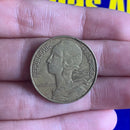 Moeda 20 Centimes França 1962 Muito Antiga e Rara Coleção