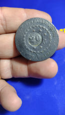 Moeda Brasil império cobre 1827 Rio de Janeiro 40 reis carimbo 20 Inclinada a Direita 12.90 gramas 36 mm