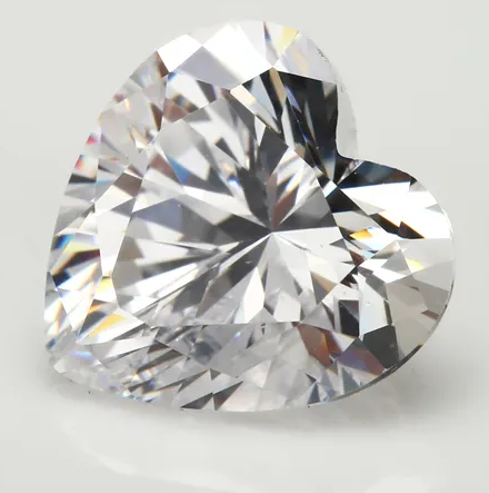 Pedra Branca Zircônias Para Anel Pingente Brincos 12 mm Sem Furo Alta Qualidade Branca Redonda