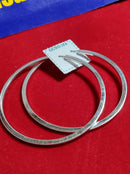 Brinco Argola Ouro 18 Kilates Amarelo ou ouro Branco Peso 8.40 Gramas Medida 55 mm  Oco Tubo 2 x 2 mm Grosso