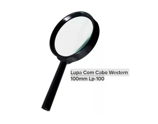 Lupa Com Cabo Western 100mm Lp-100 ( 1Unidade)
