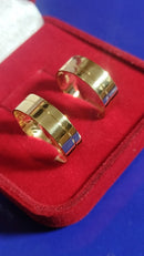 Alianças Ouro 18 kilates 7,20 Gramas 7 mm Maciço Vom Risco