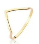 Anel Falange ouro 18 Kilates 1 Grama 1 mm Maciço