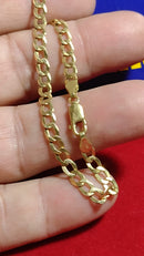 Pulseira Corrente Elos Ouro 18 Kilates Maciça