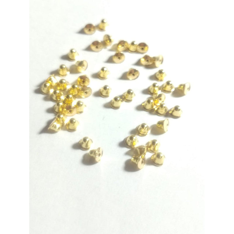 Tarrachas de ouro para brincos baby e ou segundo furo ouro 18 kilates Unidade