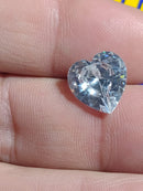 Pedra Zircônia Coração 15 mm Peso 3.80 Gramas