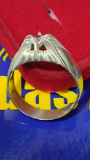 Anel Pé de Cabra Prata 950 Pedra Zircônia 5 mm