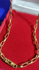 Cordão Ouro 18 kilates 12 Gramas  5 Mm Oco  60 Cm