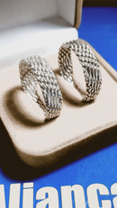 Alianças Prata 6.80 mm Esterinhas Lindas Prata 950 Lançamento