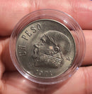 Moeda Un Peso 1971 Estado Mexicano Estrangeira Nova em Cápsula