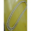 Cordão De Elos Em Prata 950 De Lei 100 Gramas 7 Mm Elos Corrente Maciço