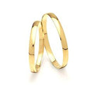 Alianças ouro 18 kilates 2.50 mm 3.50 Gramas Maciço