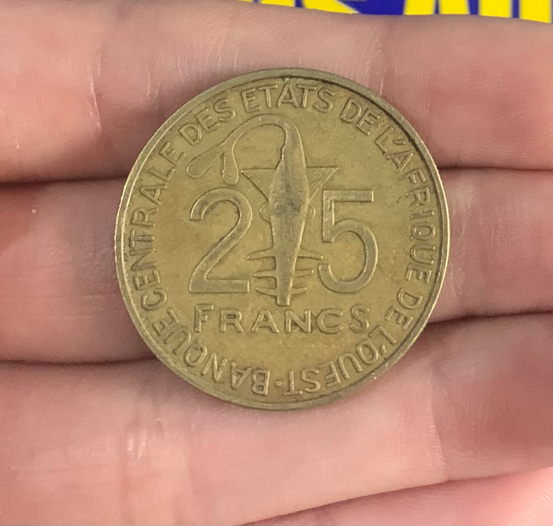 Moeda 25 Francs 2019 Moeda Rara Coleção Nova